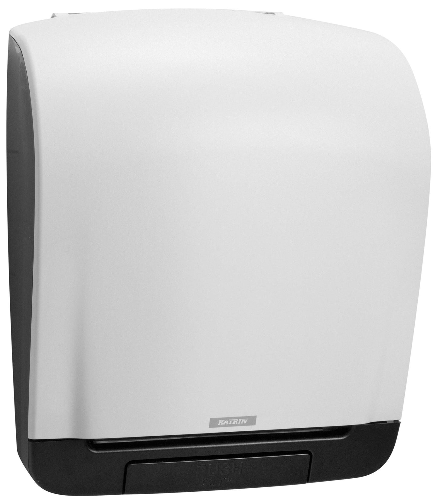 Distributore di asciugamani Katrin comprensivo di distributore di asciugamani in rotolo weiss