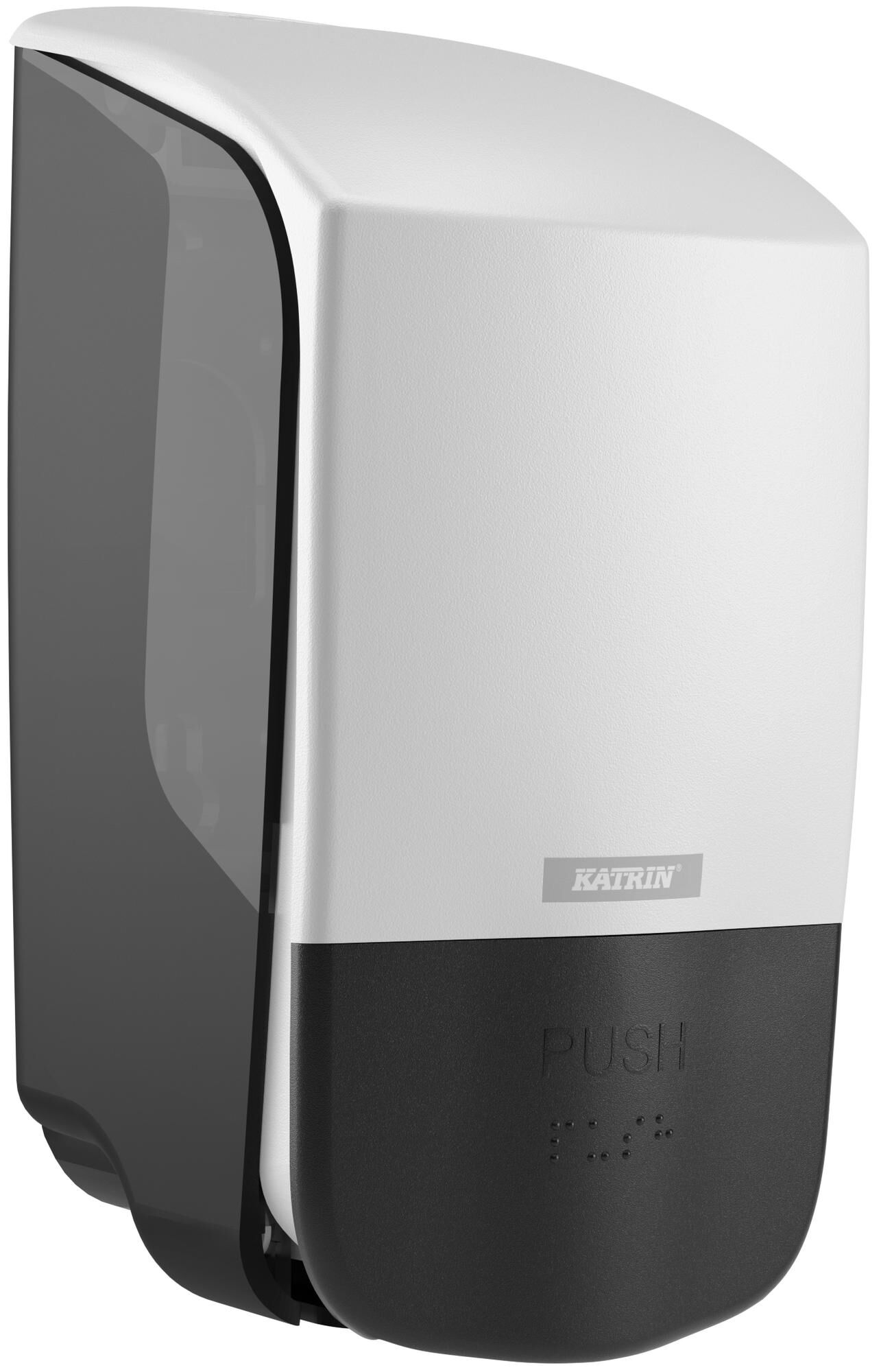 Dispenser di sapone Katrin incluso dispenser 500 ml uni bianco