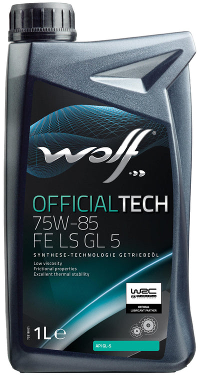 Wolf olio trasmissione officialtech fe ls gl 5 olio cambio 1 l offt. 75w85 fe ls