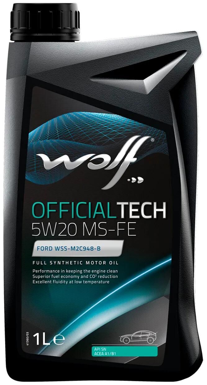 Aceite de motor Wolf officialtech ms-fe aceite de motor 5w20 1l off.tech ms-fe
