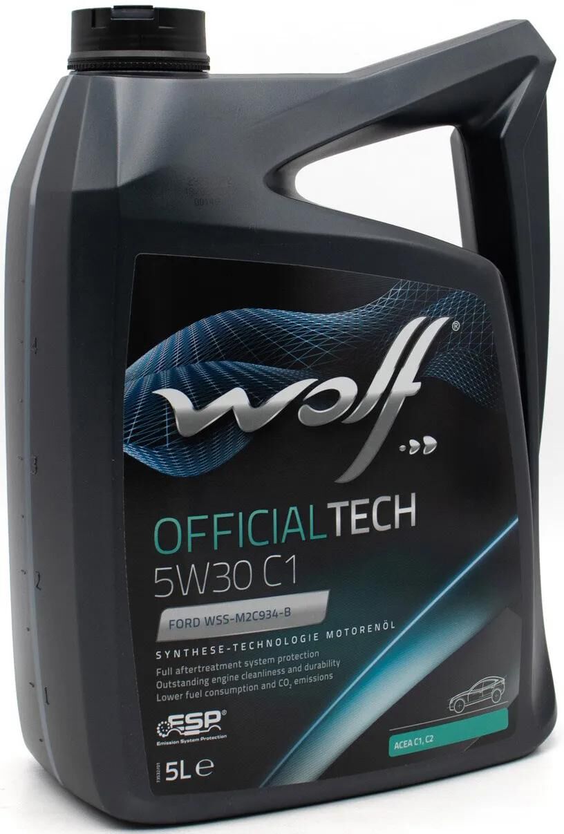 Wolf motoröl officialtech c1 motoroil 5w30 5l off.tech c1