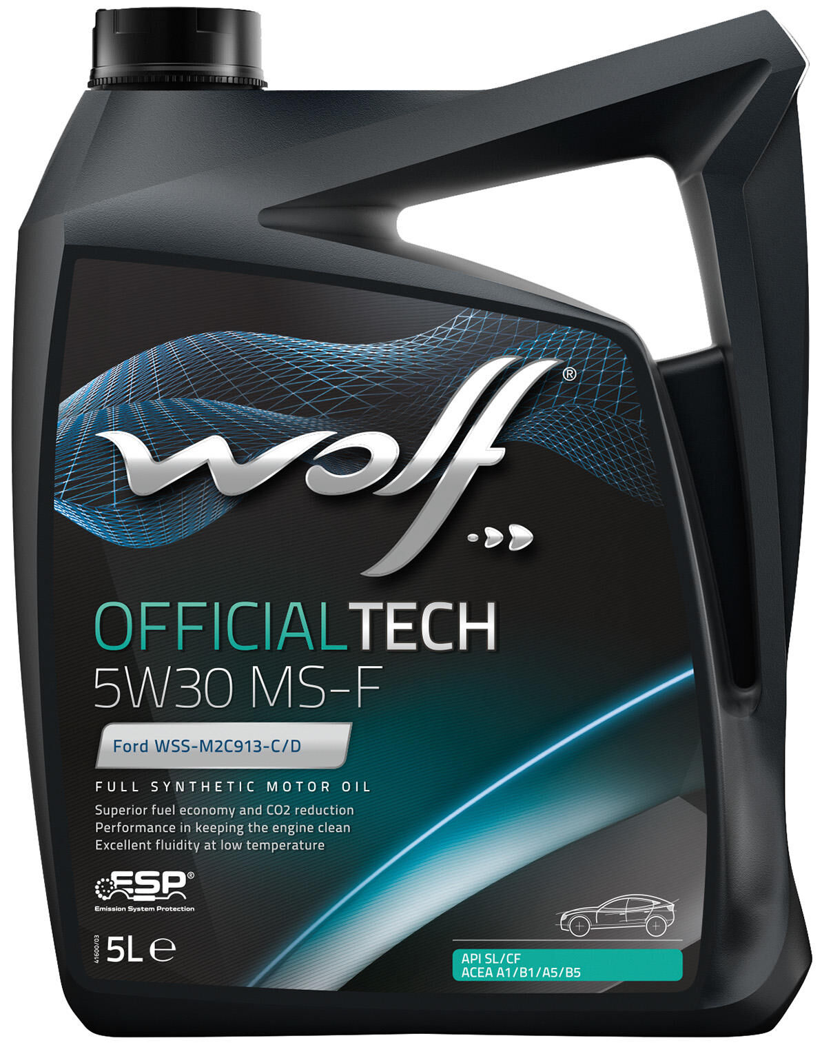 Wolf motoröl officialtech ms-f motoroil 5w30 5l off.tech ms-f