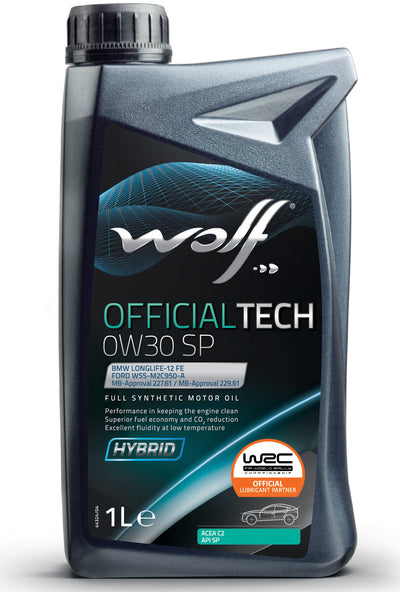 Motore di lupo Olio ufficiale di Officialtech sp. Motoil 0w30 1l off.tech sp