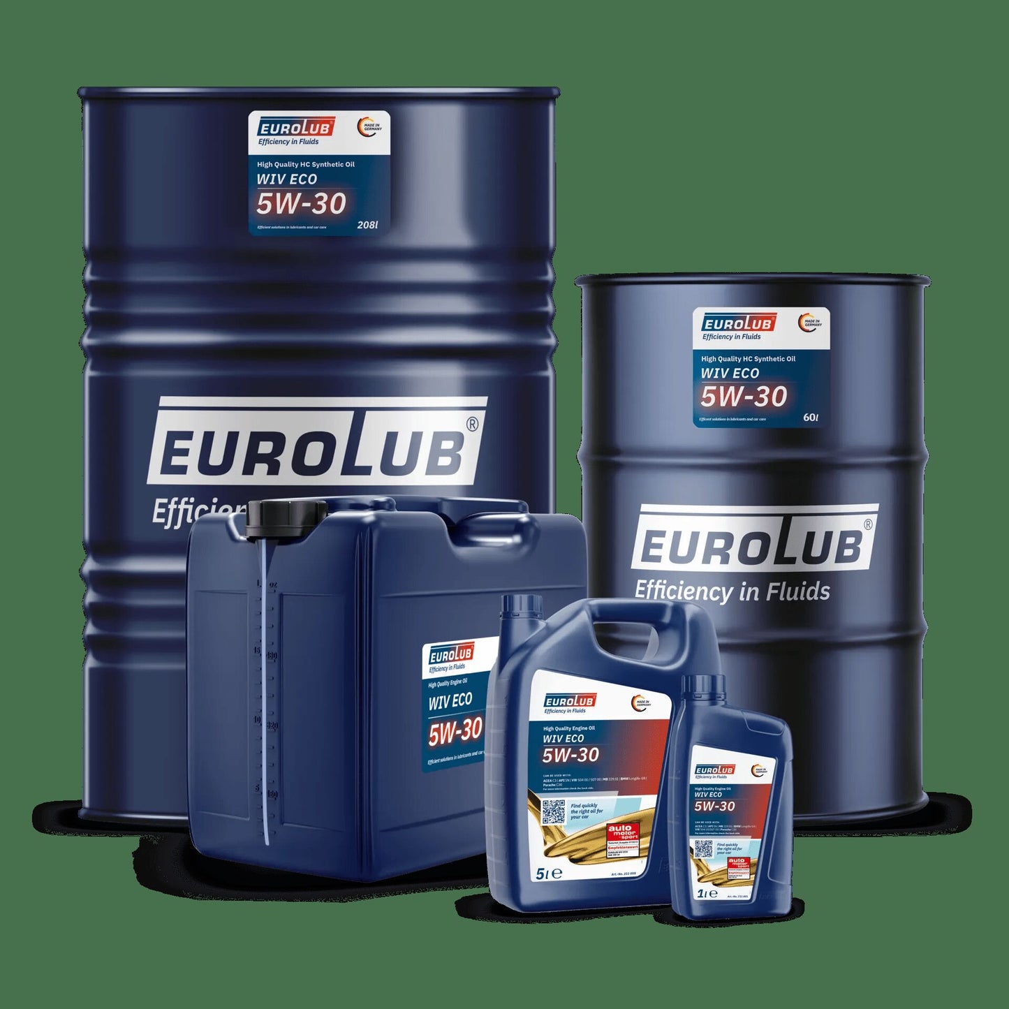 Aceite de motor eurolub wiv eco 5w-30 aceite de motor 5w30ll3 208 l wiv eco
