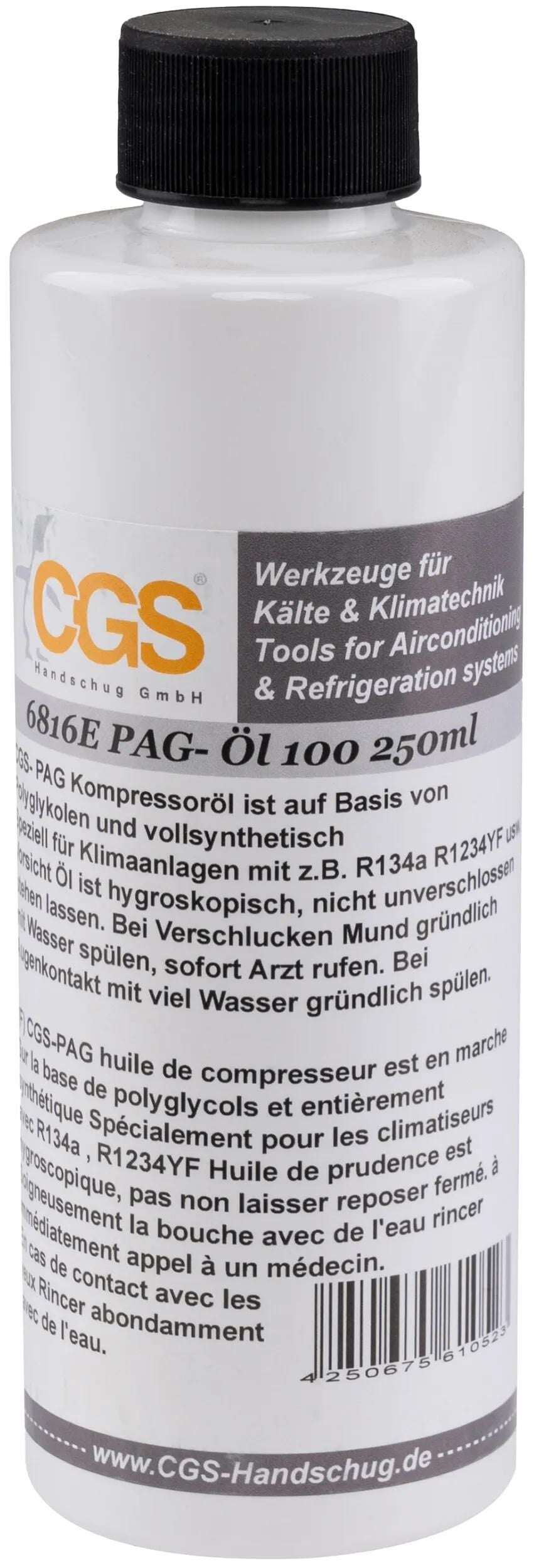 CGS PAG OEL 250ML ISO100