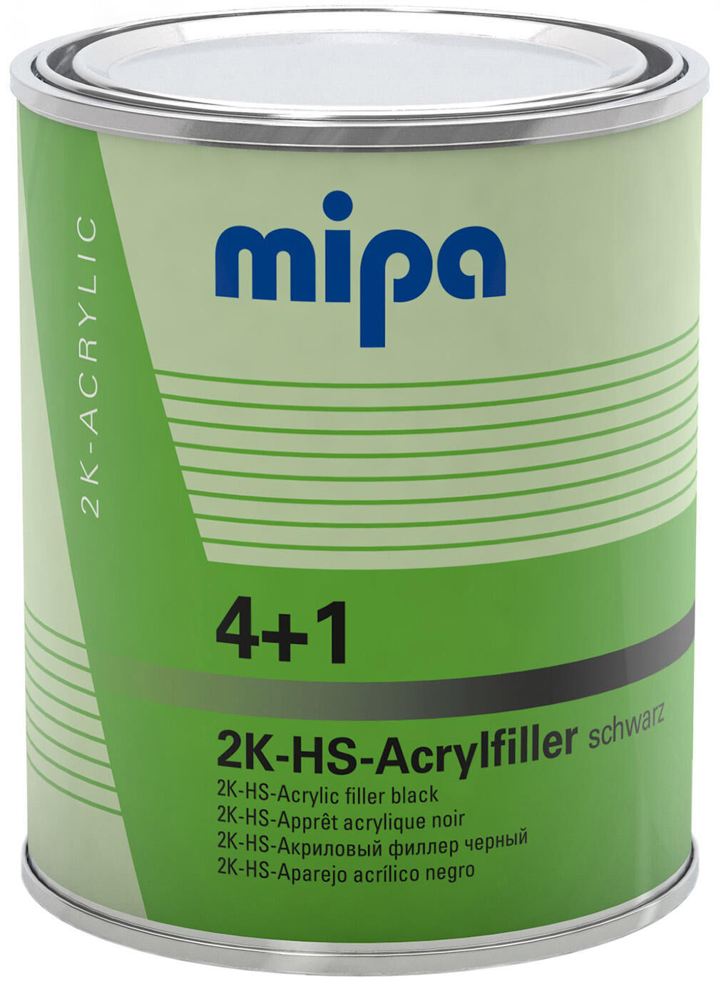 Mipa 4+1 filtro acrilico HS 1L nero