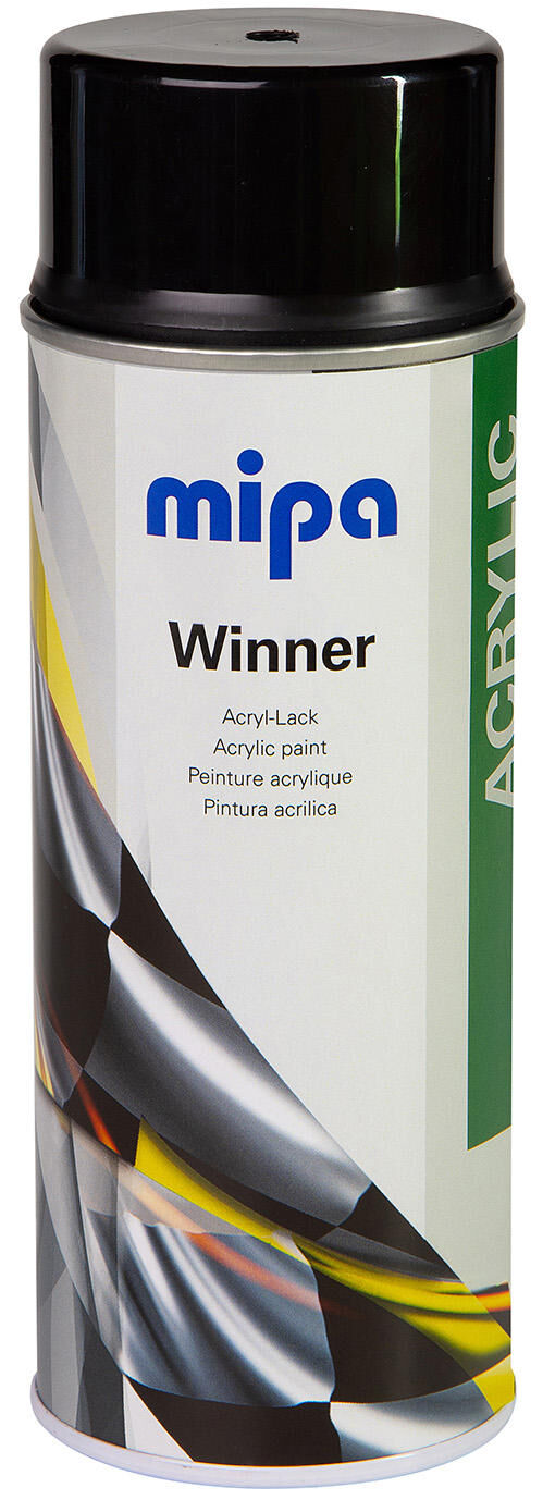 Lacca acrilica mipa nera GLO 400 ml