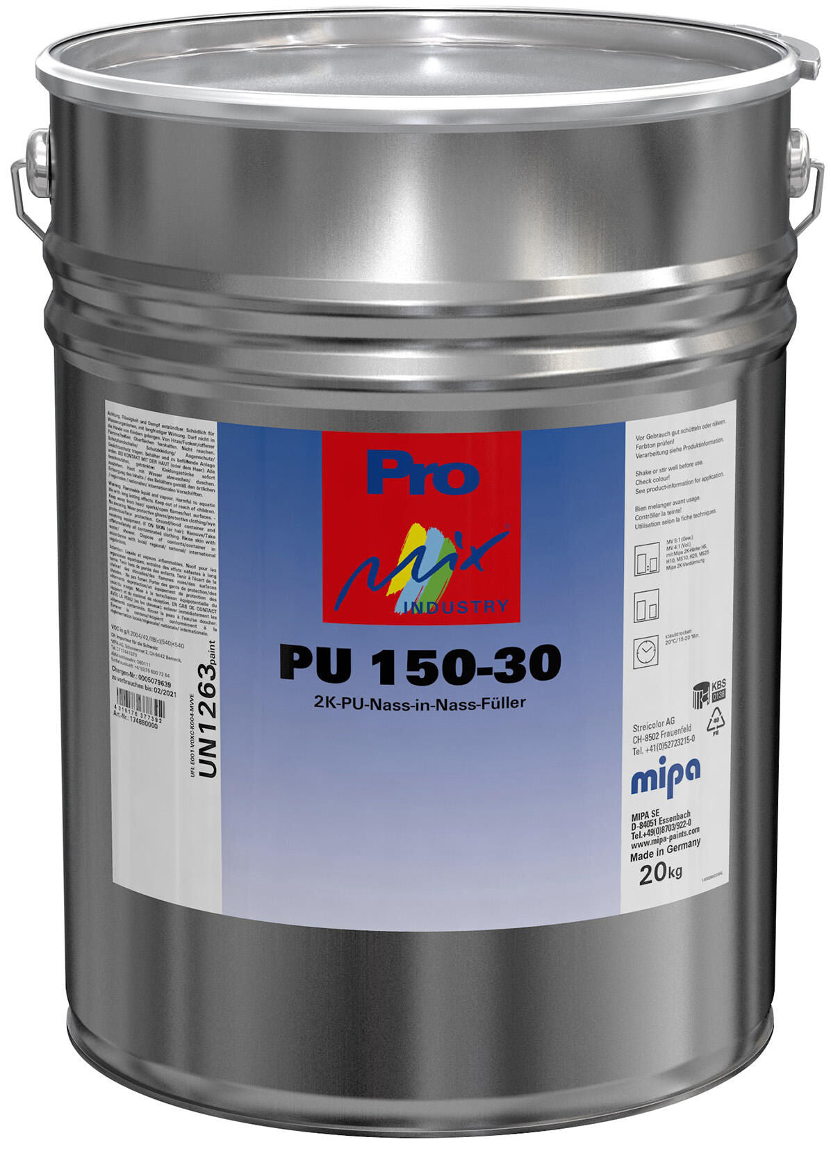 MIPA 2K-PU Filler PU 150-30 Pro Mix Indust. 20 kg