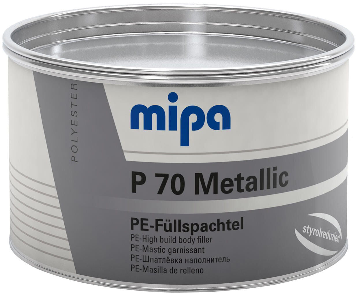 MIPA Relleno P70 Metal. Llenamiento de masilla p70 1 kg