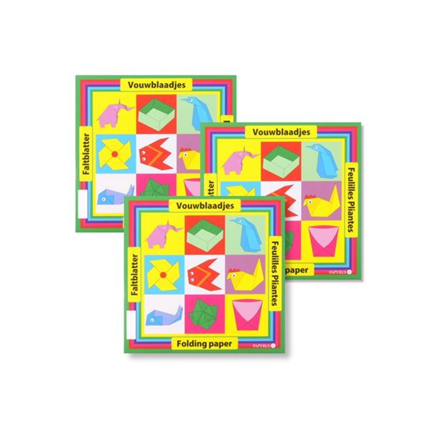 Paginas plegables 12x12cm 90 hojas