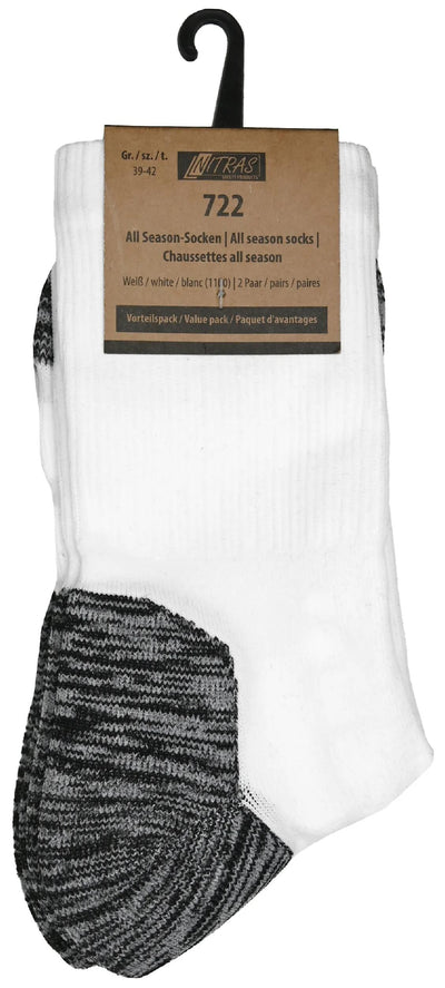 Nitras safety sokken all season alls. socks we gr. 39-42 nitras 1pk with 2 pairs