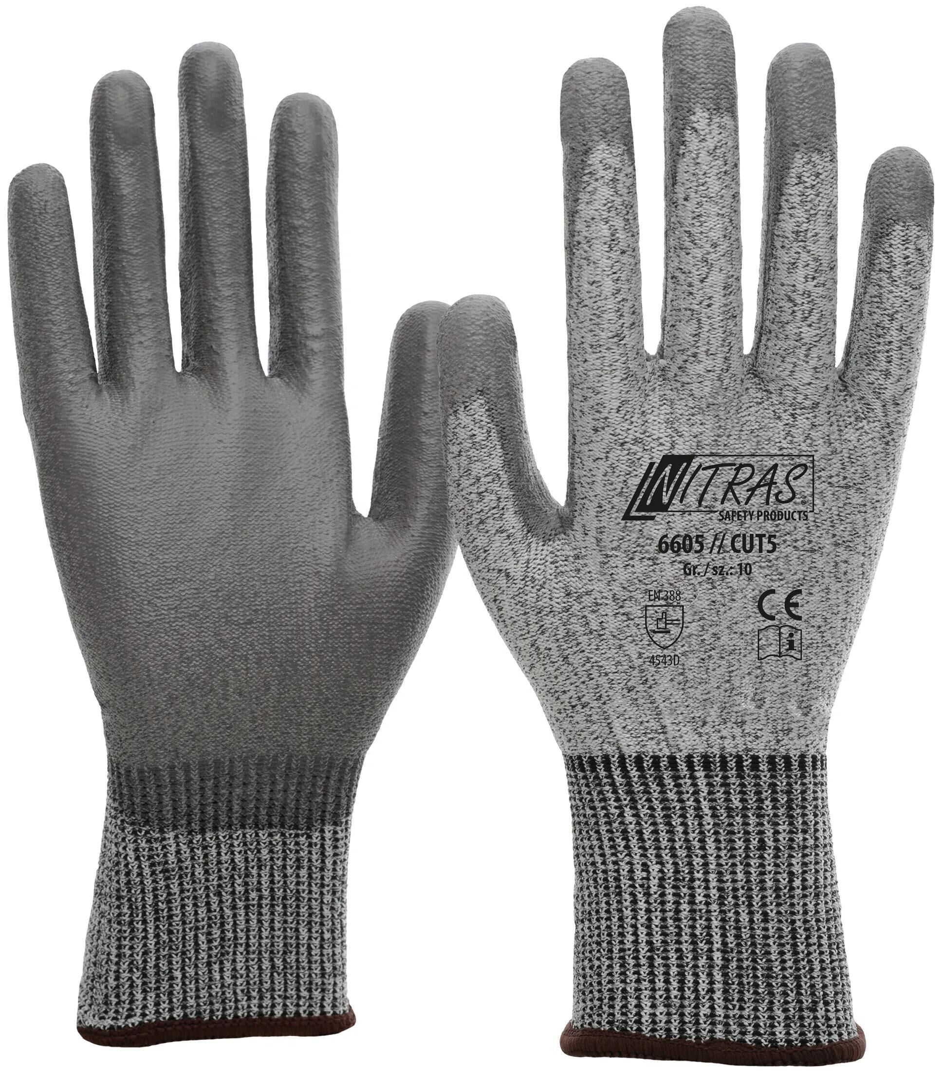 Nitras Safety Cut Gente di protezione Cut5 Gr. 7