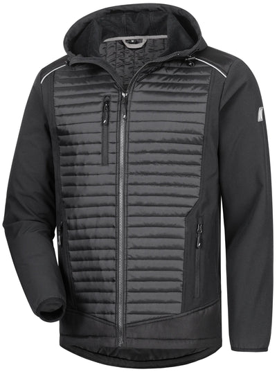 Giacca softshell di sicurezza Nitras taglia l motion tex plus nera