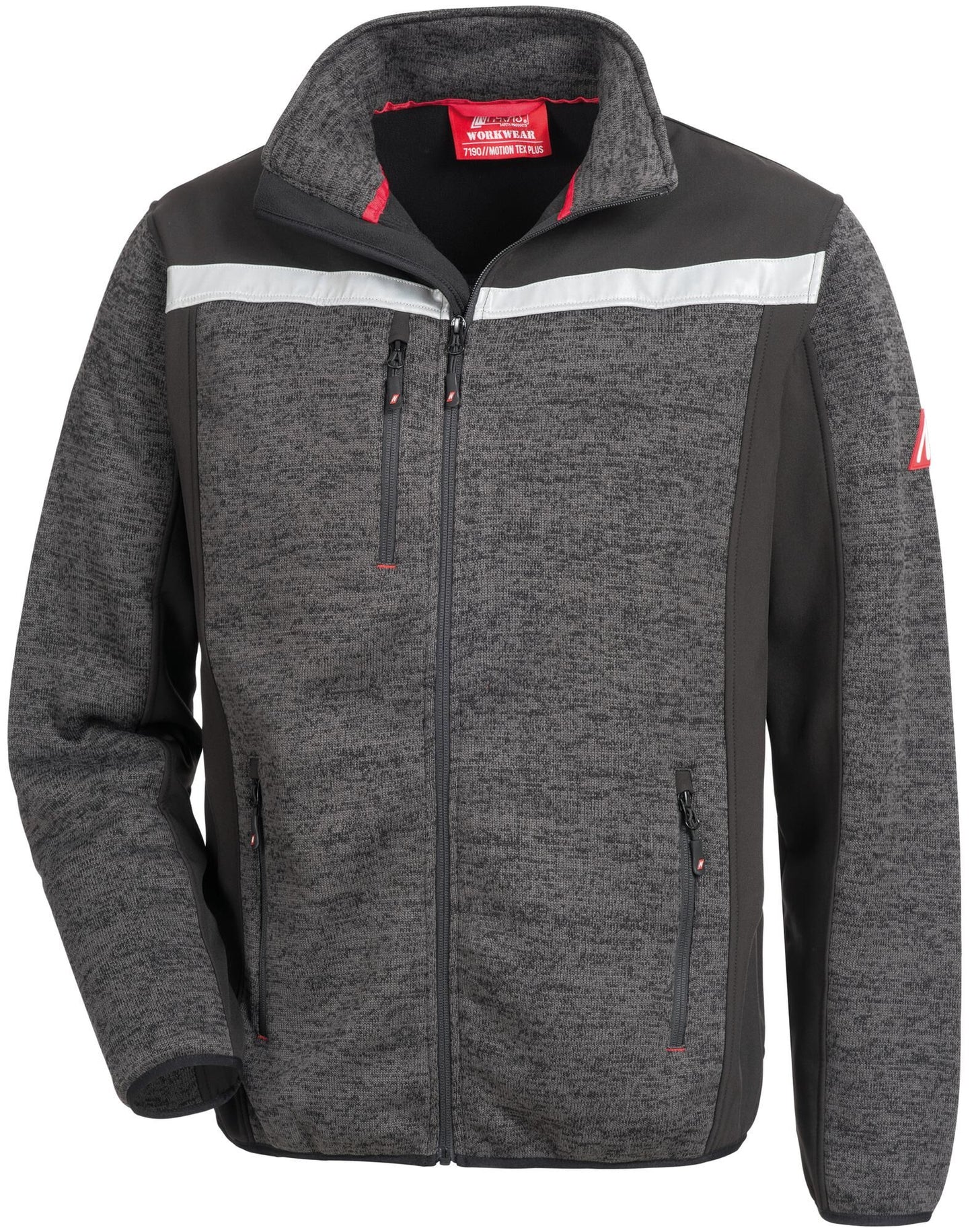 Giacca softshell a maglia di sicurezza dei nitras. Motion Tex Plus Black