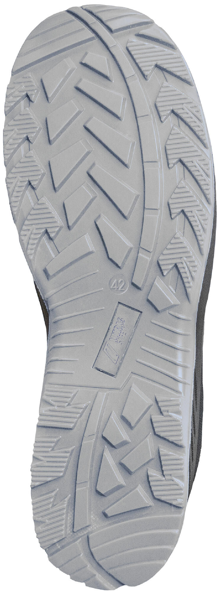 Stivali di sicurezza della sicurezza nitras Gr. 41 Solid Step Mid Grey