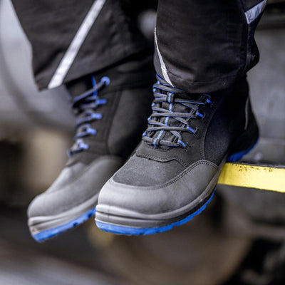 Stivali di sicurezza della sicurezza nitras Gr. 40 SOLID STEP MID BLU