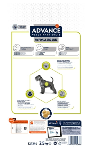 Avance de la dieta veterinaria Dog hipoalergénico