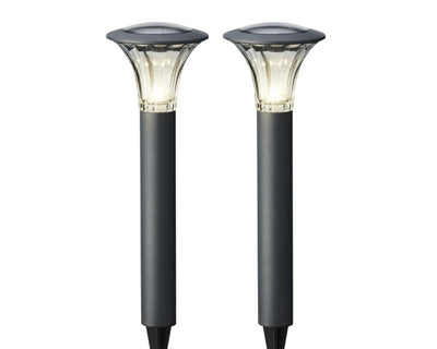 Lumineo led solar tuinsteker set a 2st. 49x17cm