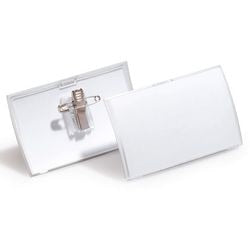 Pinzas combinadas para insignias clickfold durable 8214 pp 90x54mm 25 piezas