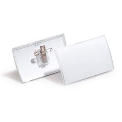 Morsetto combinato per badge clickfold durevole 8214 pp 90x54mm 25 pezzi