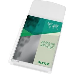 Funda exposicion armonica leitz pvc 80g m2 a4 capacidad 200 hojas solapa 11 agujeros