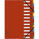 Voorordner exacompta 55125e karton a4 rood