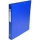 Carpeta de anillas exacompta cartón pp 26x32cm ancho lomo 4cm azul 4 anillas mecanismo D