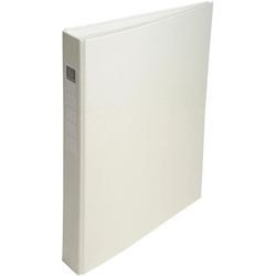 Ring binders exacompta cardboard pp 26x32cm spine width 4cm white 4-ring D-mechanism