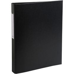 Raccoglitori ad anelli exacompta cartone pp 26x32 cm larghezza dorso 4 cm nero meccanismo a D a 2 anelli