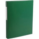 Carpeta de anillas exacompta cartón pp 26x32cm ancho lomo 4cm verde 2 anillas mecanismo D