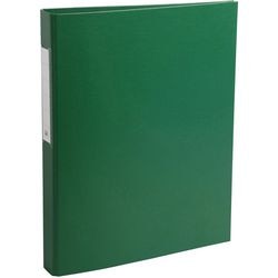 Raccoglitori ad anelli exacompta cartoncino pp 26x32cm larghezza dorso 4cm verde Meccanismo a D a 2 anelli