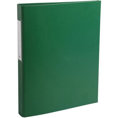 Carpeta de anillas exacompta cartón pp 26x32cm ancho lomo 4cm verde 2 anillas mecanismo D