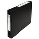 Carpeta documentos exacompta pp 32x24cm rb 40mm negro anilla de agarre porta huevos