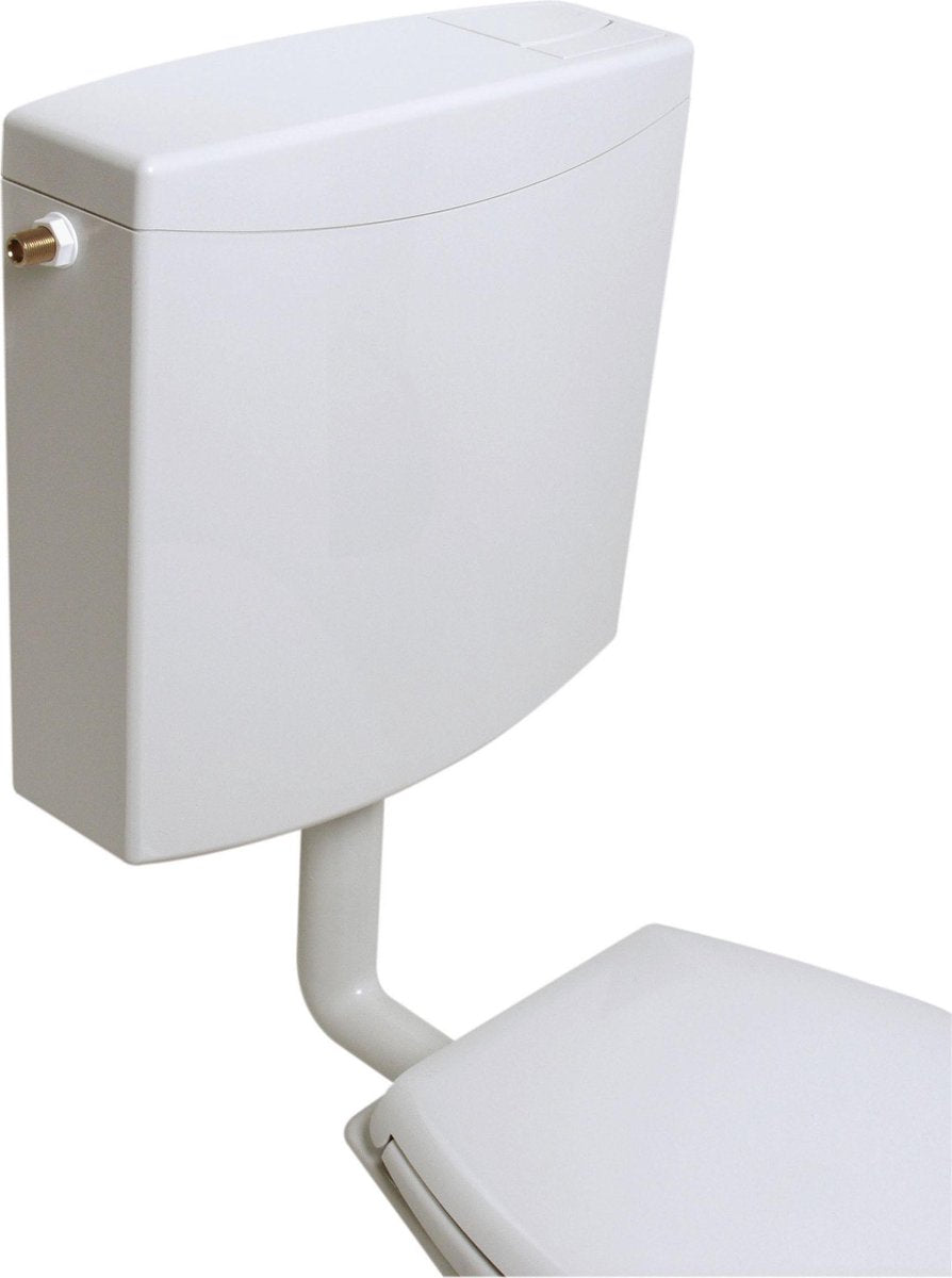 Plieger weser laaghangend reservoir - dualflush - wit - stortbak