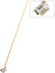 Wooden stem weed brush