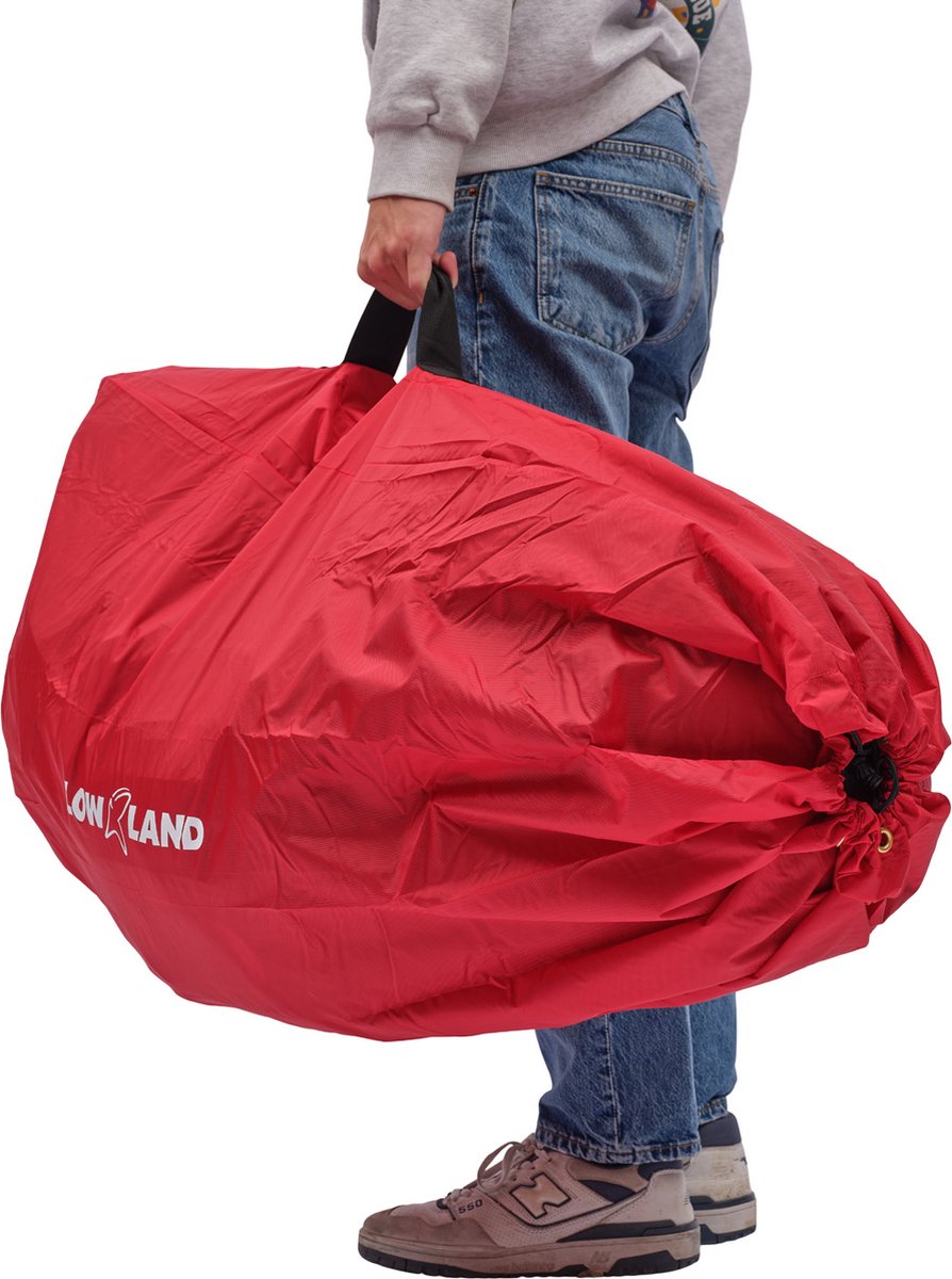 Borsa da volo per esterni Lowland - rossa - 75 litri
