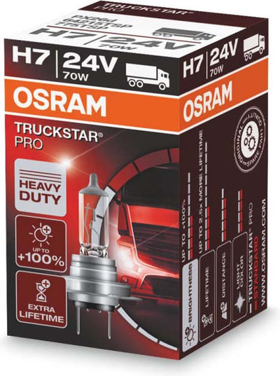 Lampada Osram 24v h7 70w px26 truckstar pro