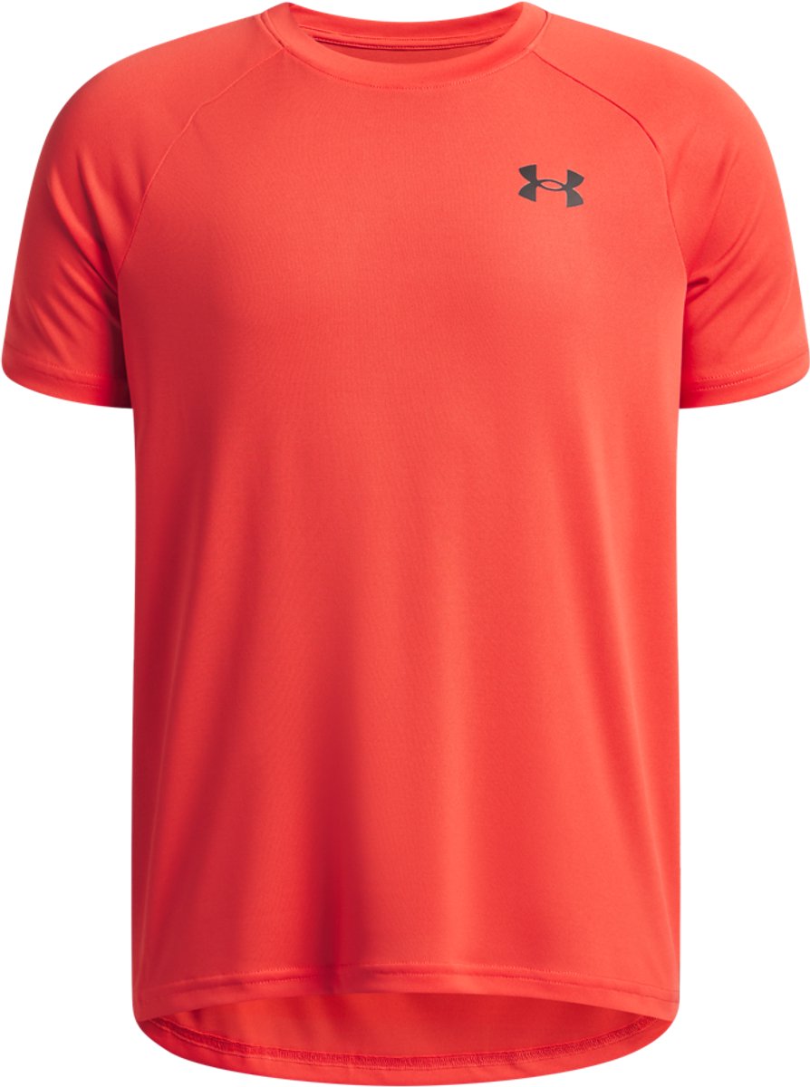 Maglia sportiva da ragazzo Under Armour UA Tech 2.0 SS-Red - Venom Red - Nera