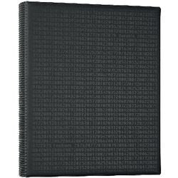Raccoglitore ad anelli per biglietti da visita visifix centium durevole 240901 a4 31,5 x 25,5 cm nero