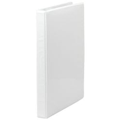Raccoglitore ad anelli bianco 4 anelli 16 mm 160 fogli larghezza dorso 3,8 cm