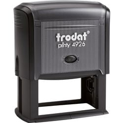 Sello Ty office trodat prin 4926 75x38mm 8 líneas negro