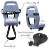 Asiento trasero Qibbel junior azul océano q366
