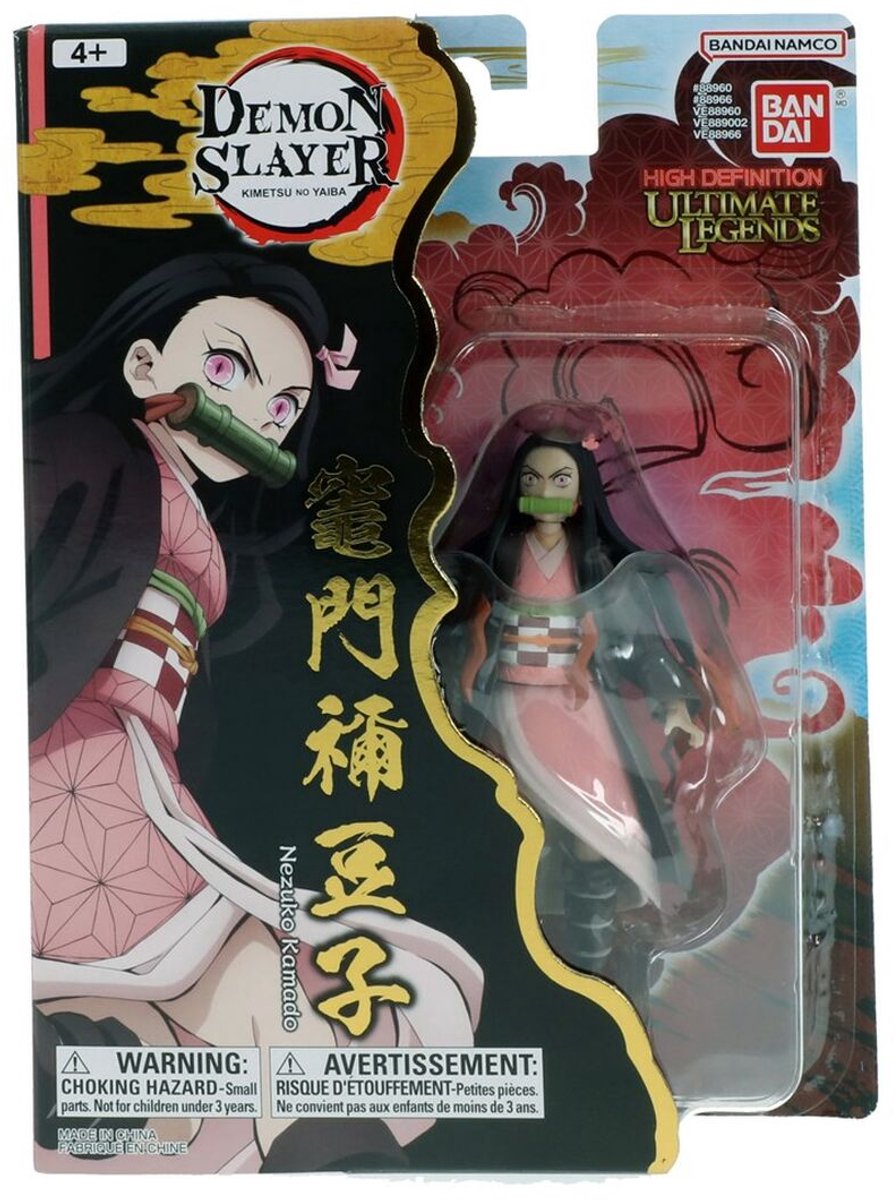 Bandai - ultimate legends hd - figura de acción de demon slayer 12 cm - kamado nezuko - manga demon slayer con licencia oficial - figura de acción de nezuko - juguetes para niños a partir de 4 años - ve88966