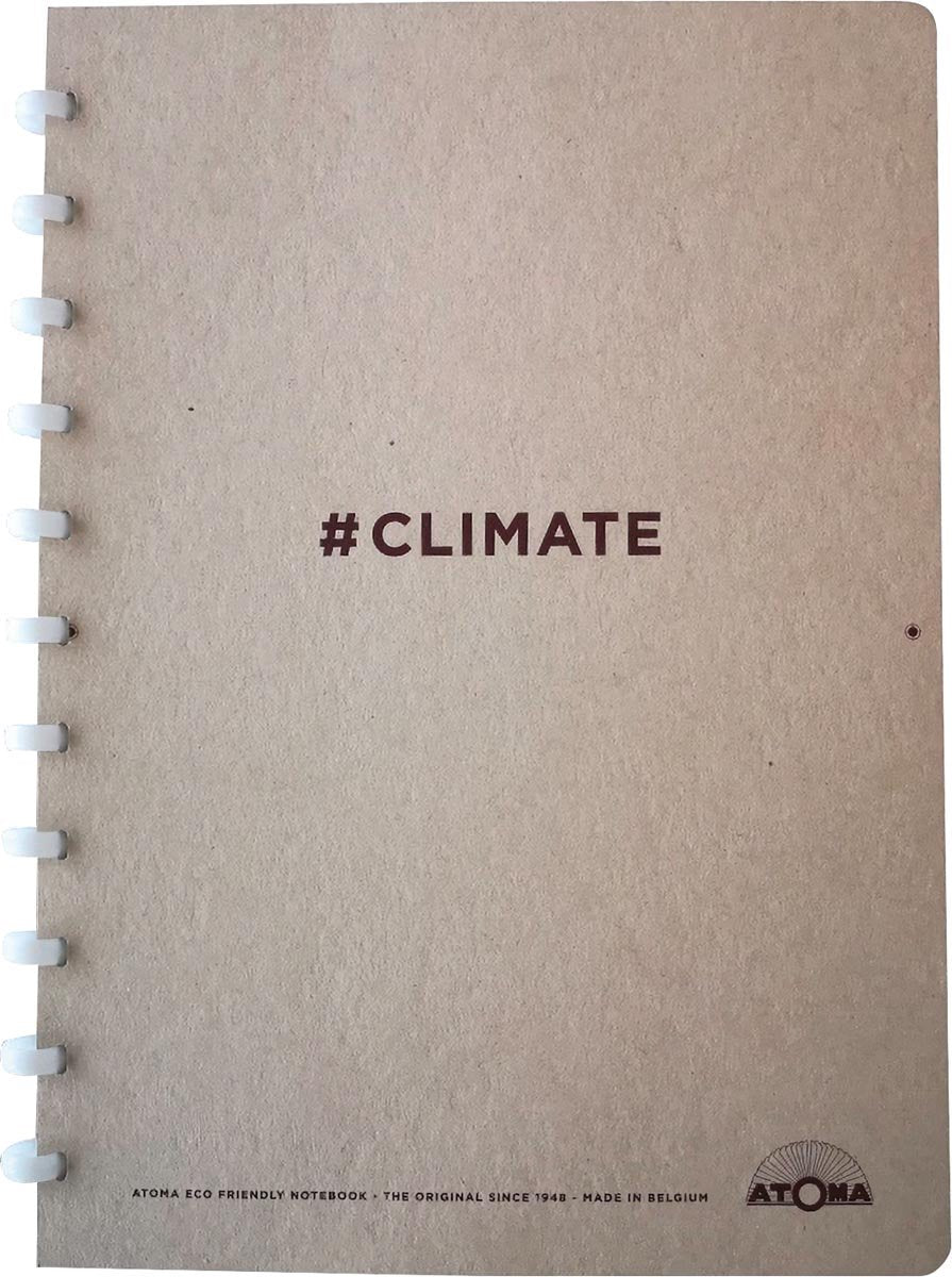 Quaderno climatico Atoma, ft a5, 144 pagine, a righe, 10 pezzi