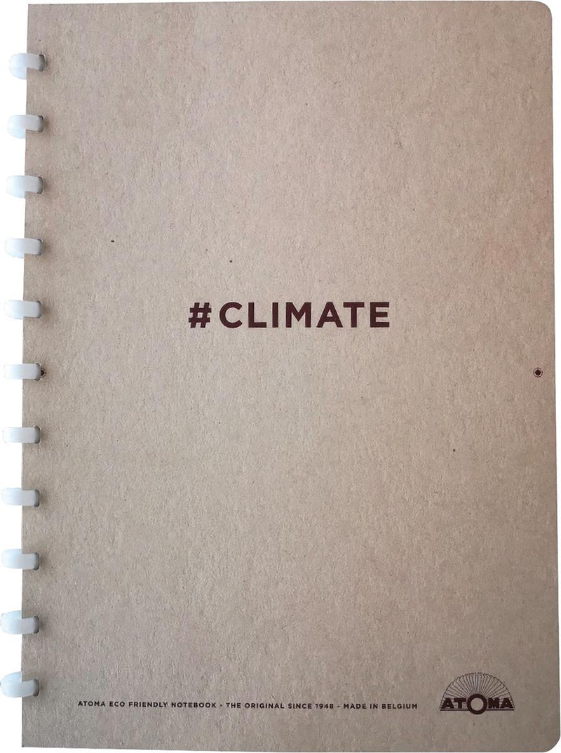 Quaderno climatico Atoma, ft a5, 144 pagine, a righe, 10 pezzi