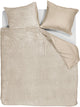 Ambiante plush teddy dekbedovertrek - lit jumeaux - 240x200 220 - zand