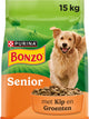 Bonzo dry senior - comida seca para perros - pollo y verduras - 15 kg