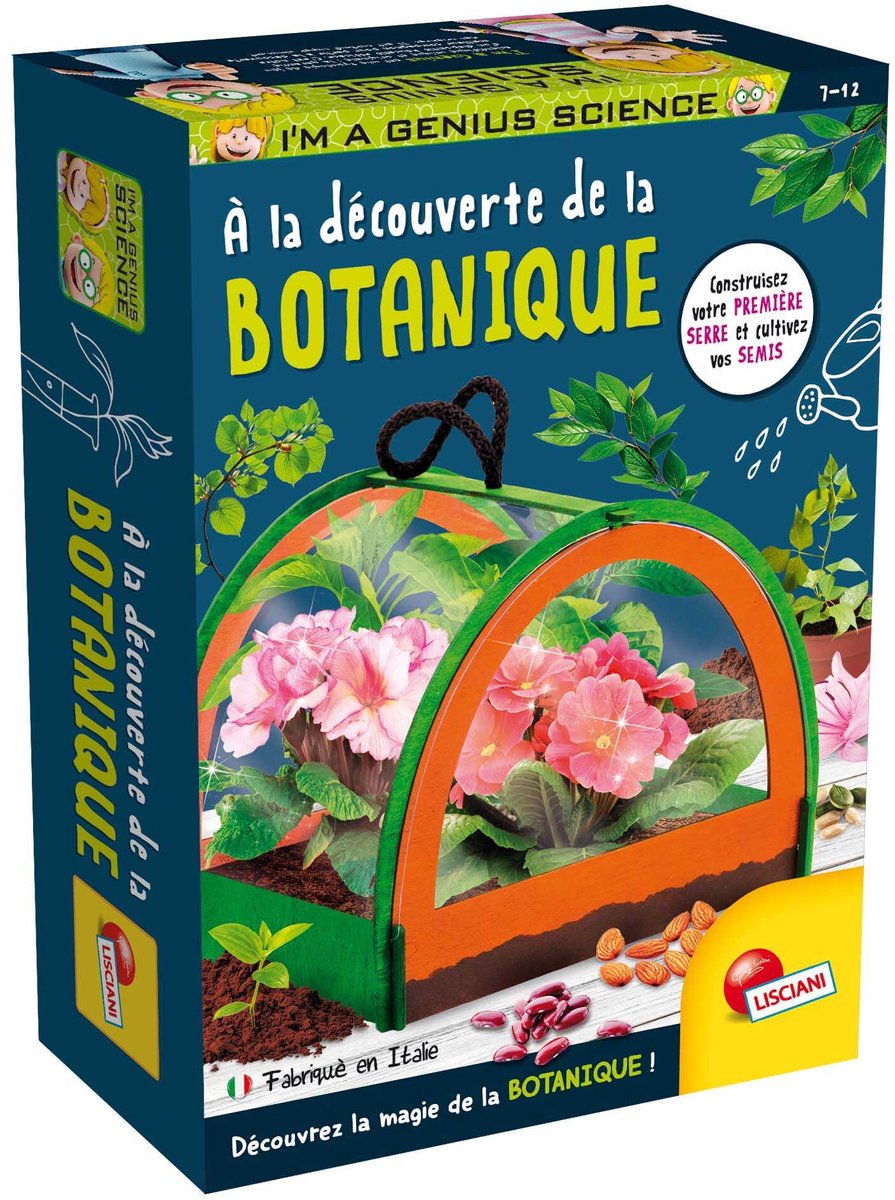 Lisciani i'm a genius pocket science- a la decouverte de la botanique