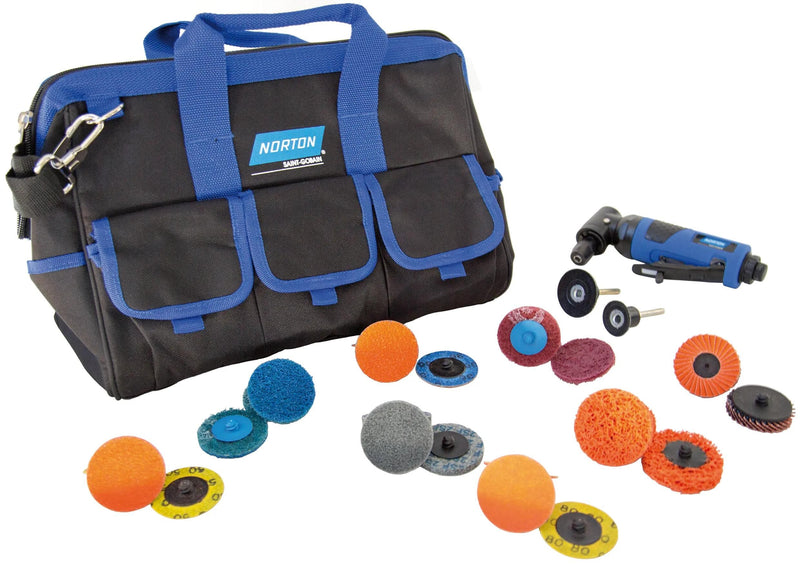 Set smerigliatrice assiale Norton Stabschleifer Set Profi