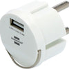 Brennenstuhl adapter usb socket adapter burning chair 2.4a, white